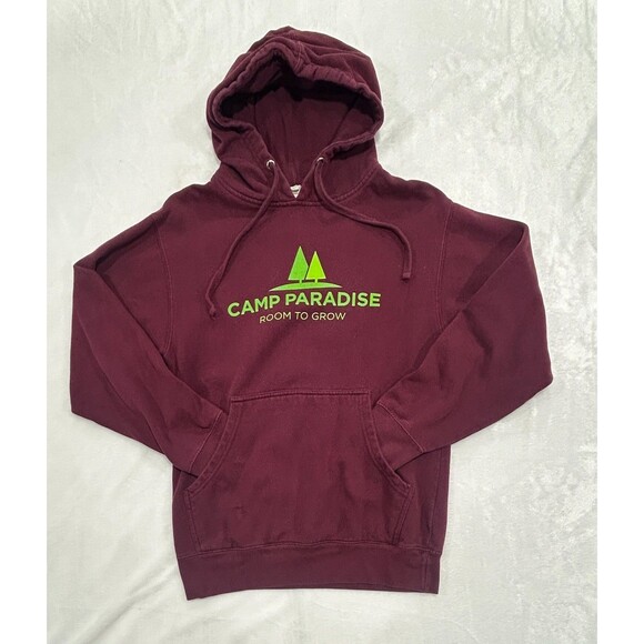 Camp Paradise - Room to Grow - Hoodie Unisex size Small in Maroon - Picture 1 of 6